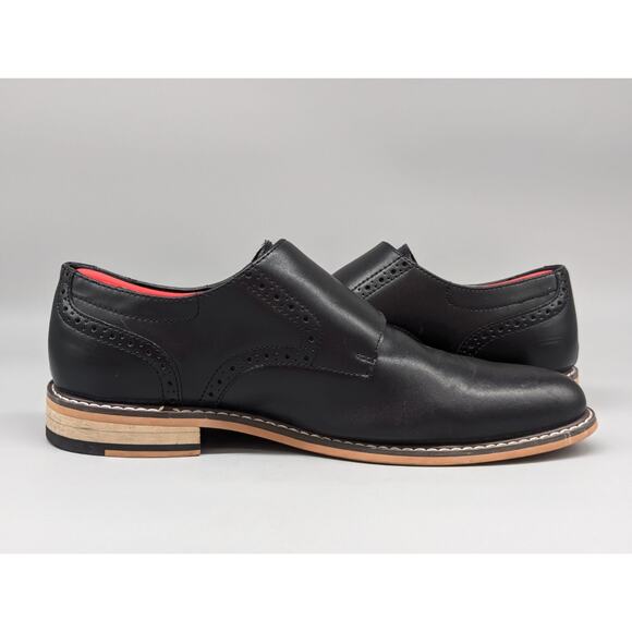 Bar III 3 Jesse Men\'s Black Leather Double Monk Strap Dress Shoes Size 9M main image 5